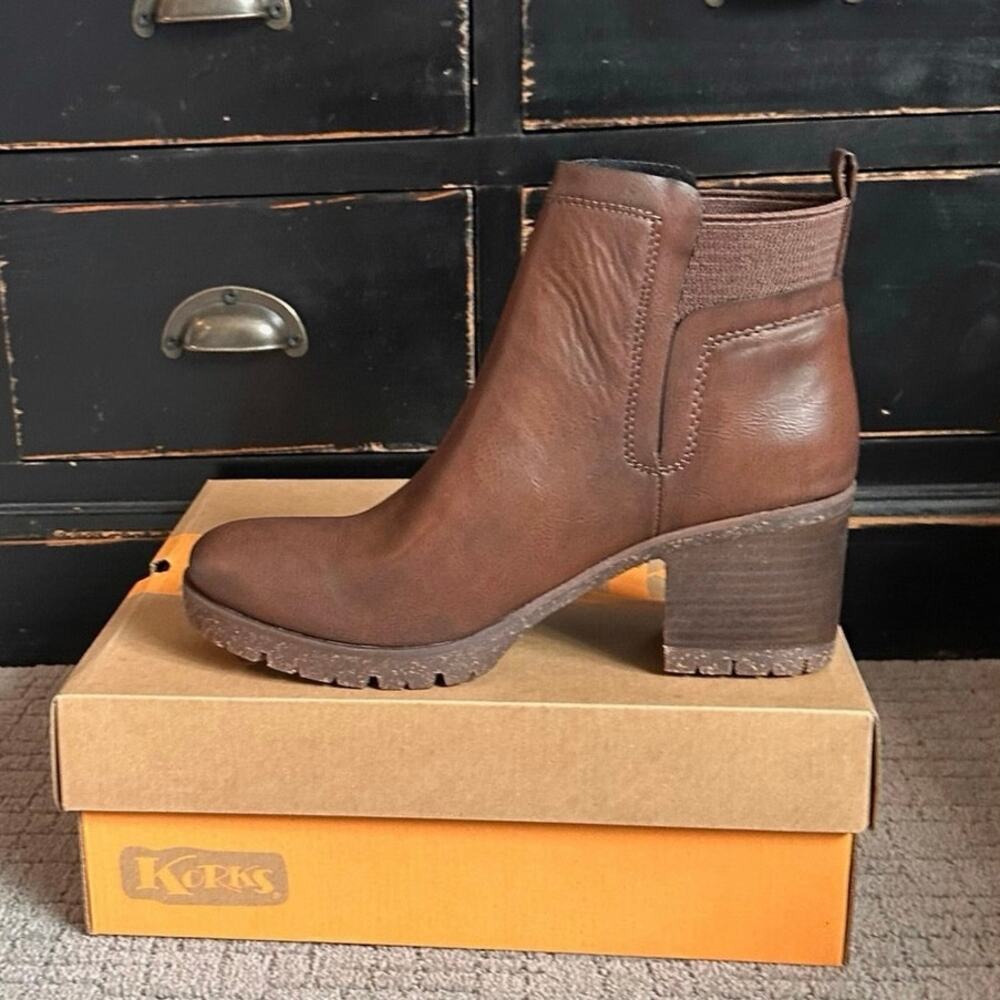 Korks 10 Elsie Ankle Boots Faux Leather
